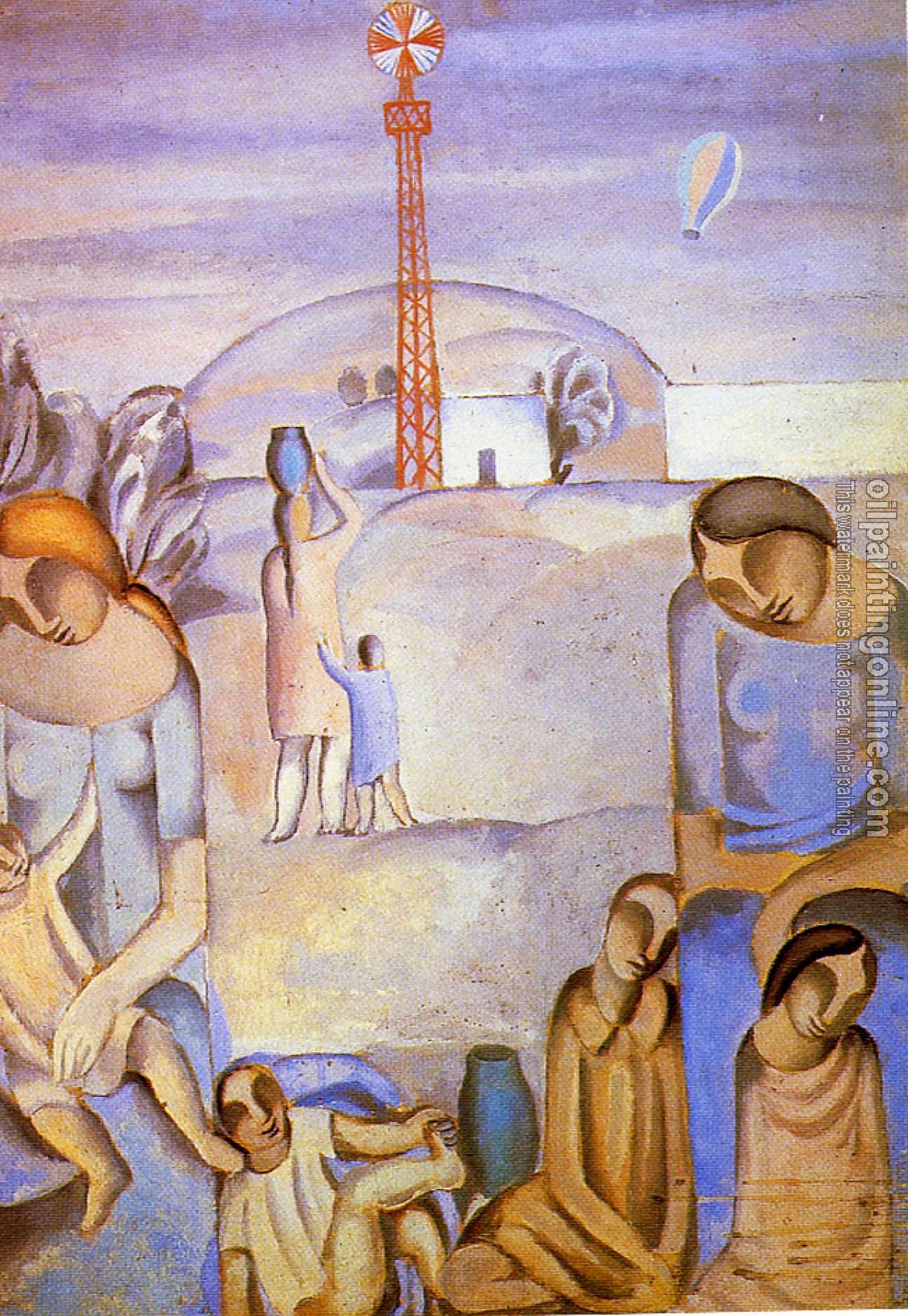Dali, Salvador - Figures in a Landscape at Ampurdan